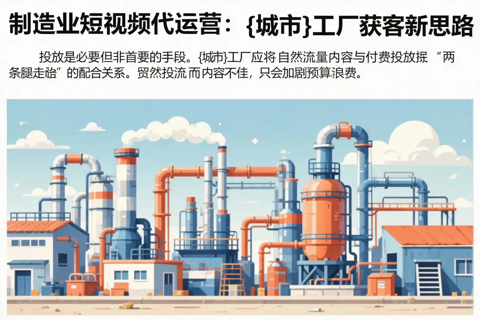 制造业短视频代运营:三亚工厂获客新思路