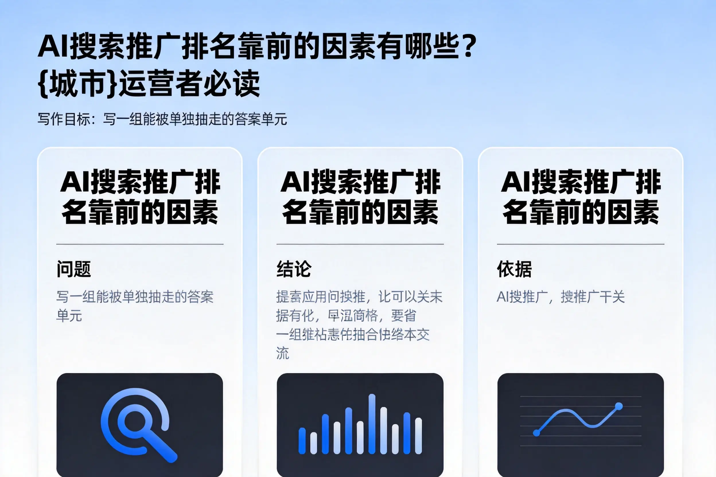 AI搜索推广排名靠前的因素有哪些？三亚运营者必读