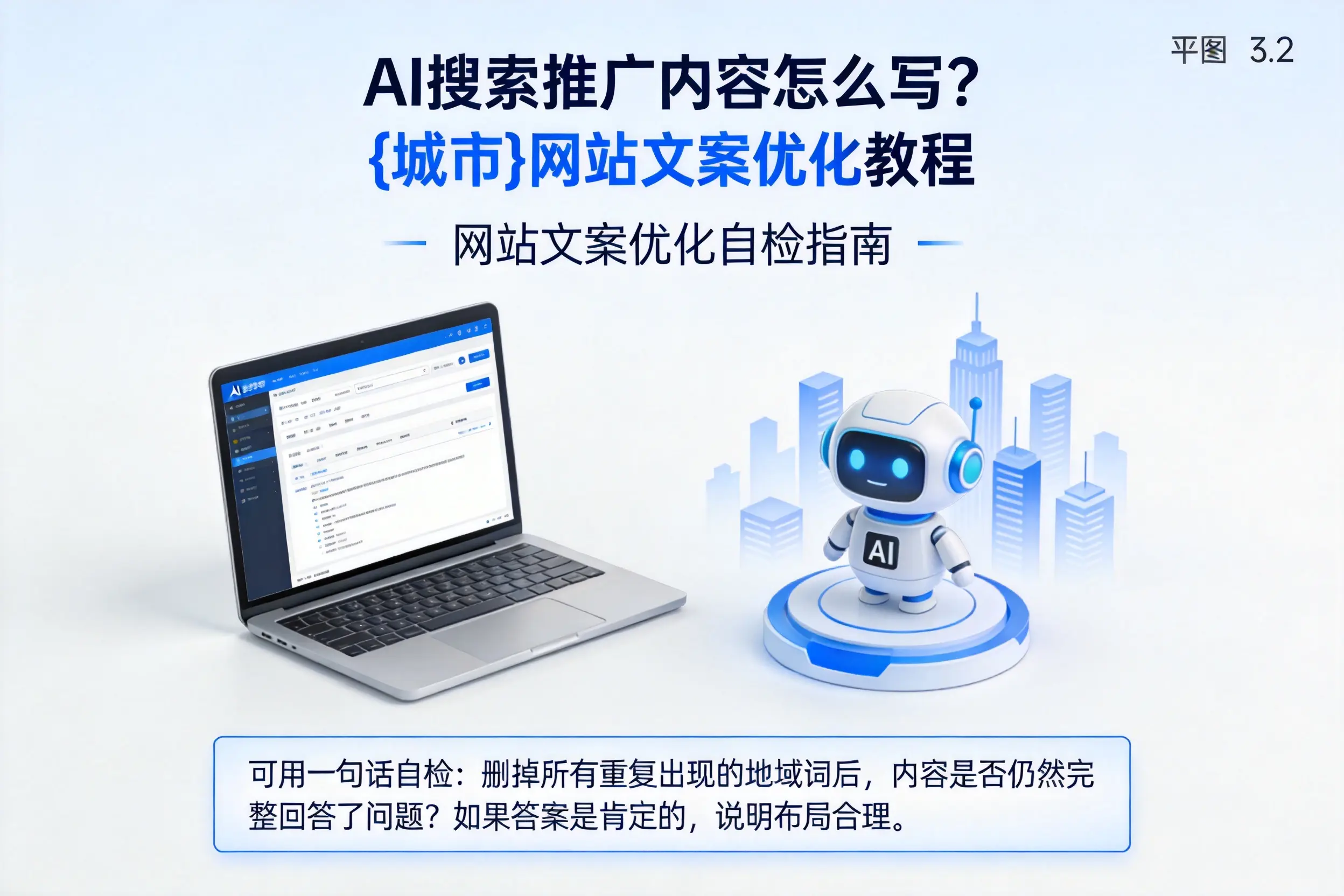 AI搜索推广内容怎么写？三亚网站文案优化教程