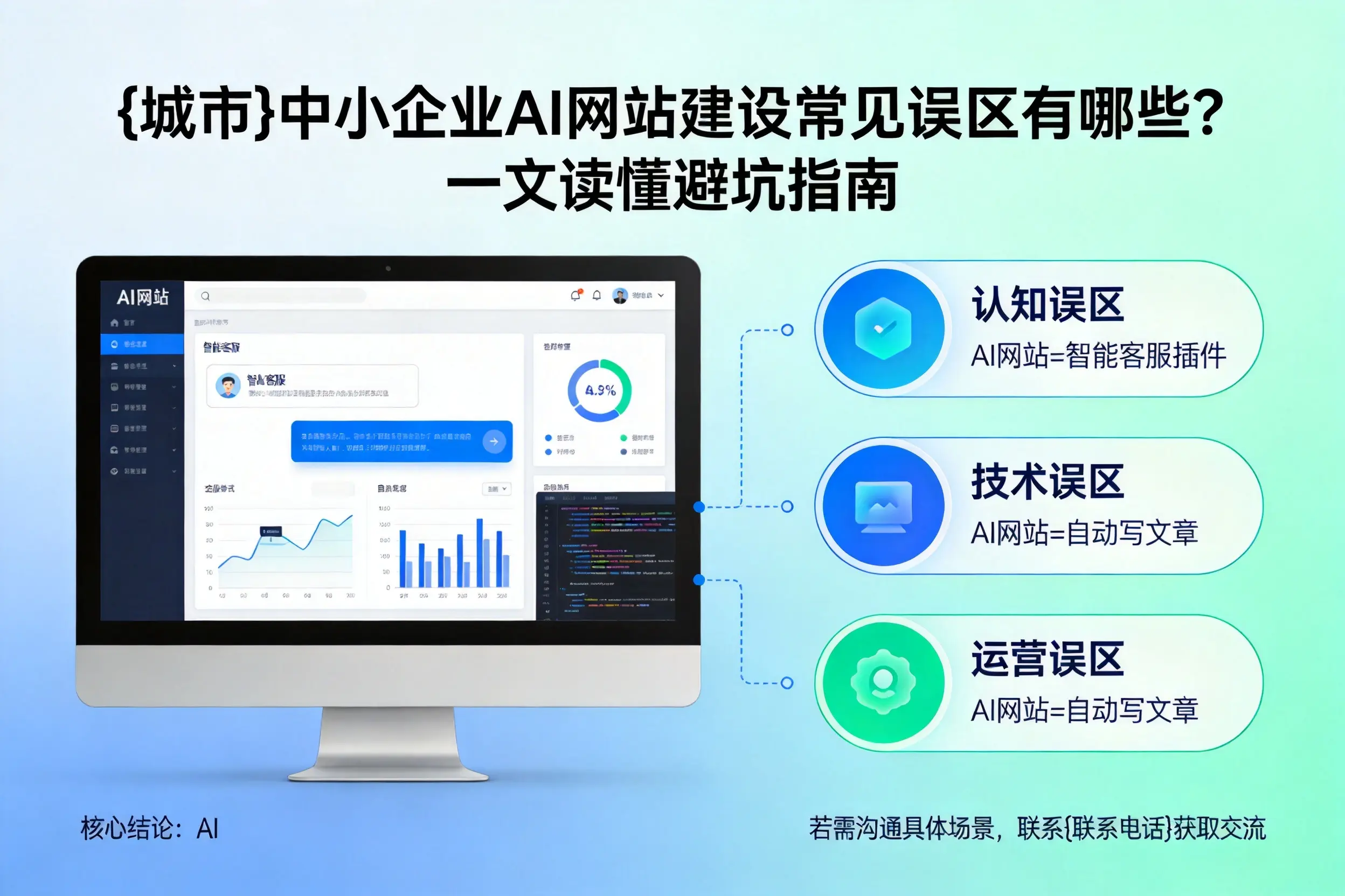三亚中小企业AI网站建设常见误区有哪些？一文读懂避坑指南