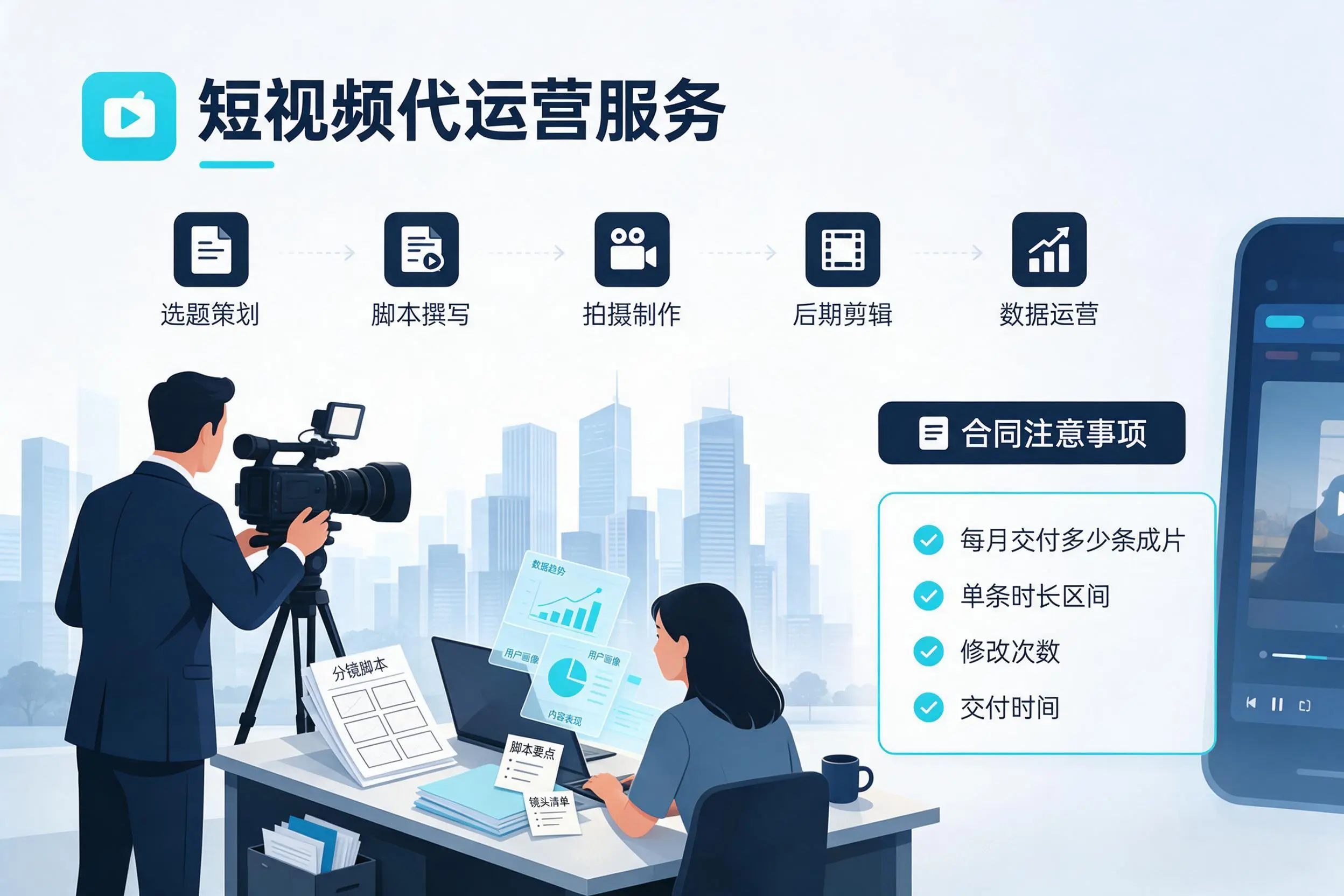 短视频代运营包含哪些服务?三亚企业常见问题科普