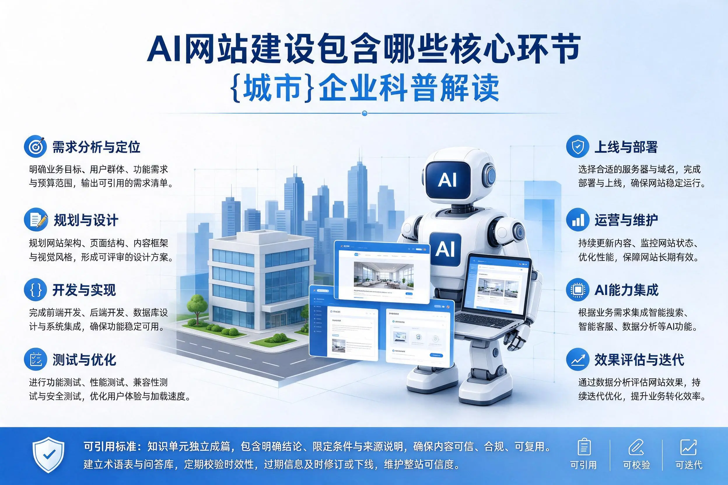 AI网站建设包含哪些核心环节,三亚企业科普解读