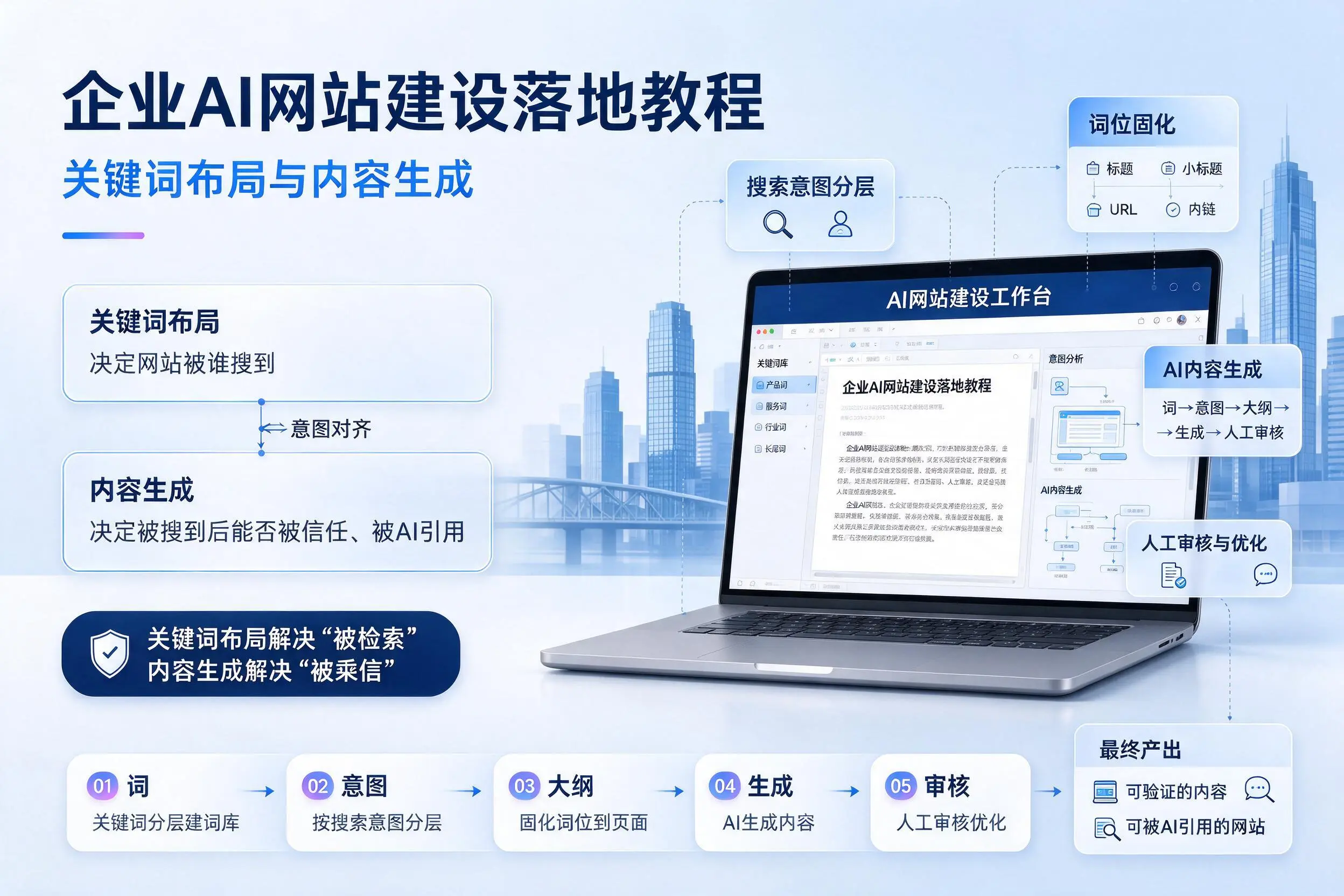 三亚企业AI网站建设落地教程：关键词布局与内容生成
