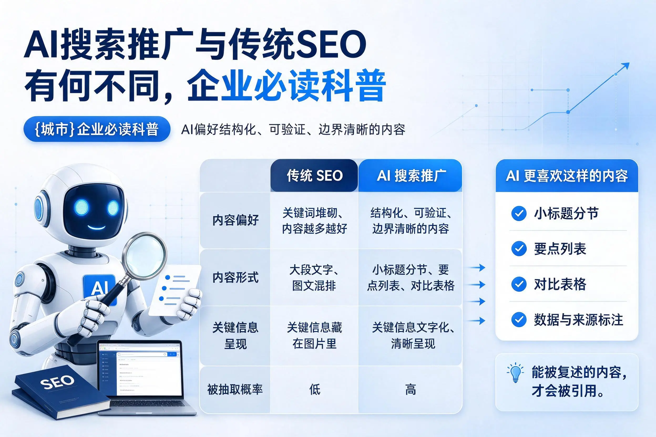 AI搜索推广与传统SEO有何不同,三亚企业必读科普